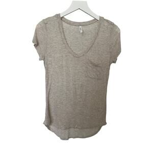 Tresics V-Neck Oatmeal T-Shirt S